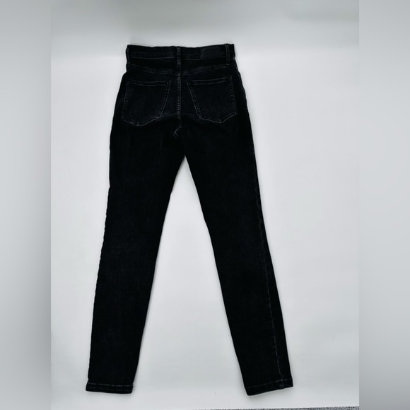 EVERLANE‎ the high rise skinny jeans size 28 stretchy button fly  black … - Picture 2 of 12